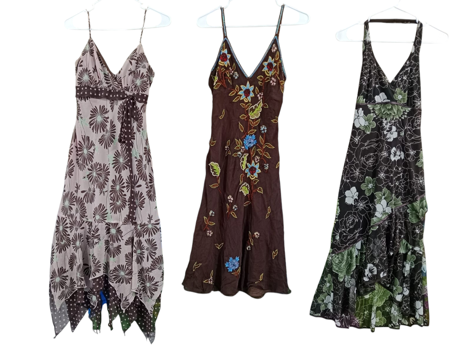 Y2K Earthy tone Dresses - 15 pcs - jan21/25