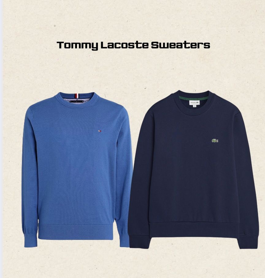 Tommy Lacoste mix sweaters - 50 pieces