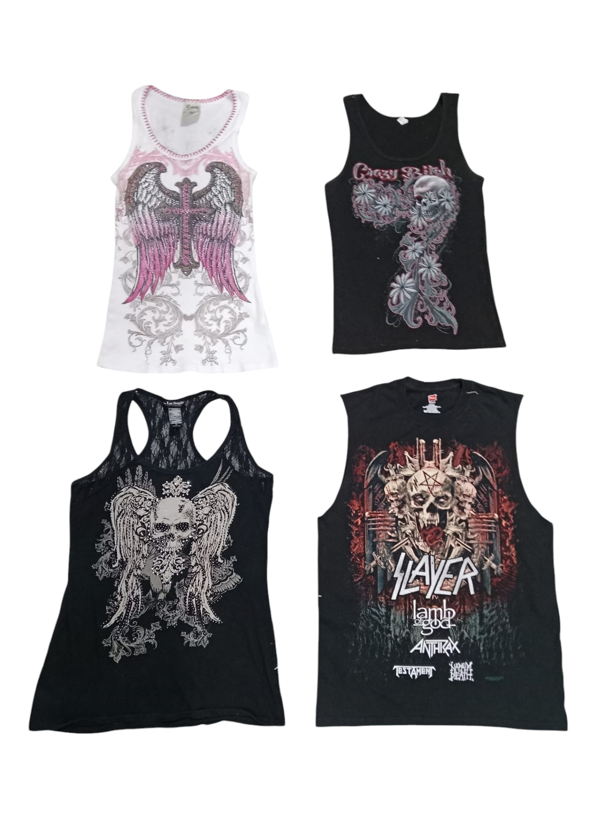 Unisex affliction style tank tops - 20 pcs - jan22/25