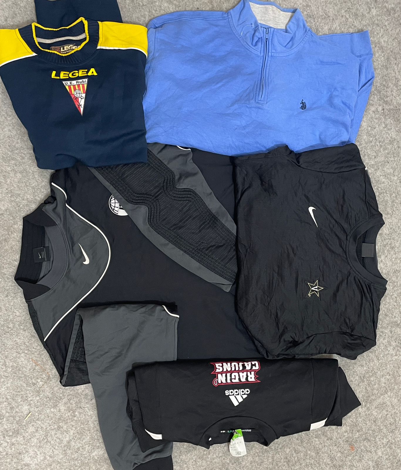 Nike adidas and other brand sweatshirts