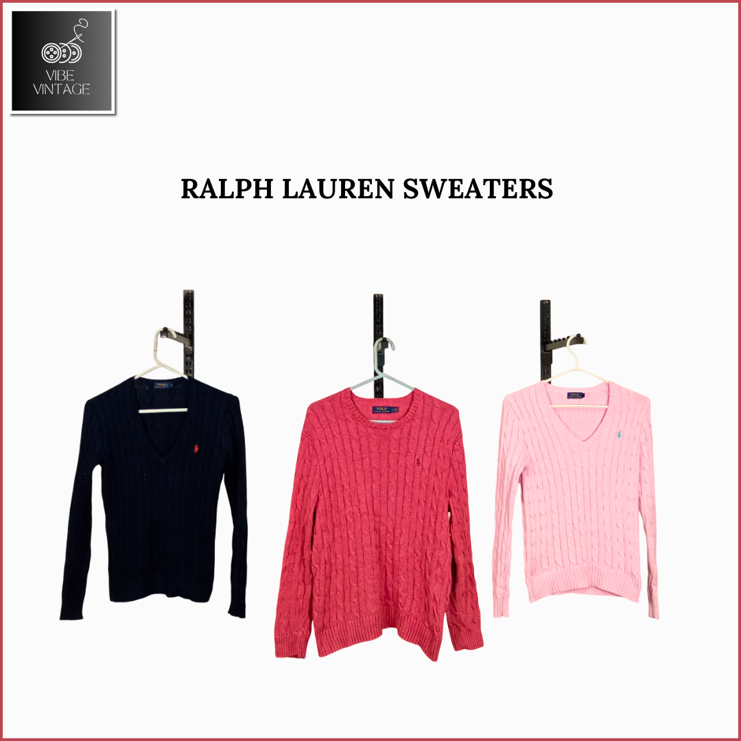 RALPH LAUREN POLO SWETER - 17 STÜCK