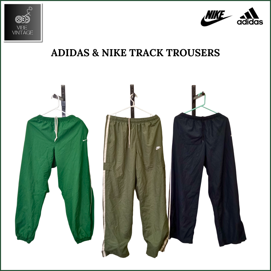 MIX BRANDED TRACK TROUSERS