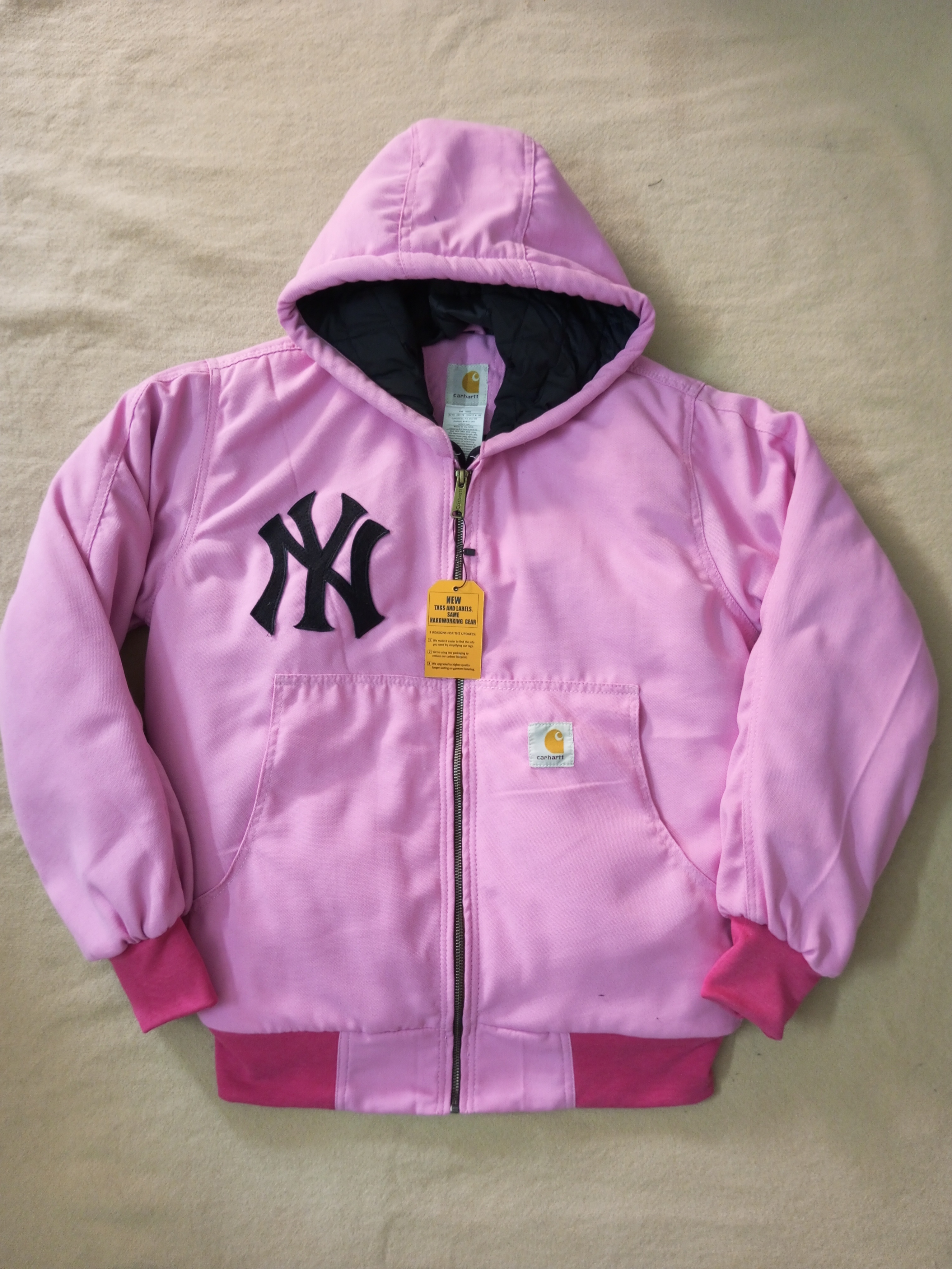 Carhartt Yankees Pink Rework Style Hoodies 25 pcs #27125