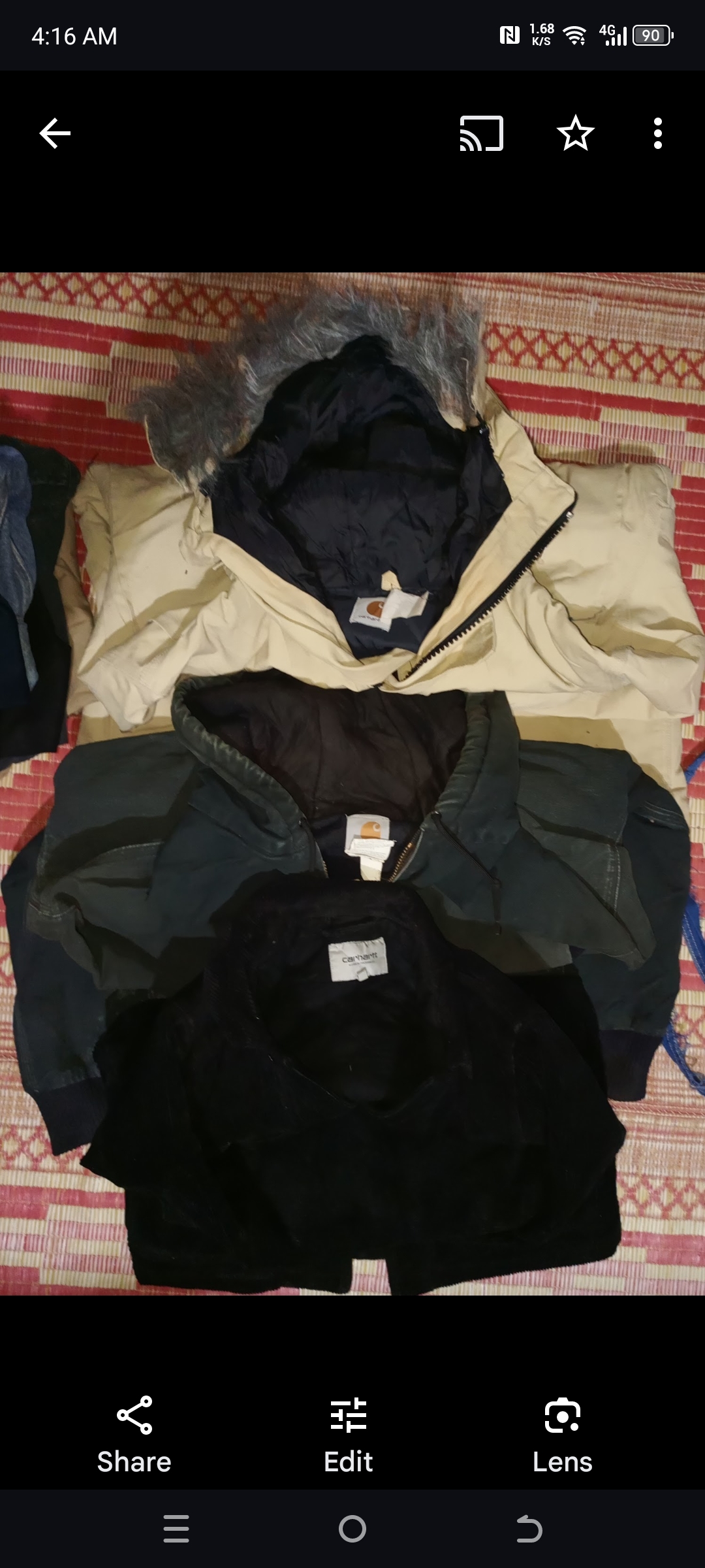 ID 212 CARHARTT TOTALE 8 PEZZI