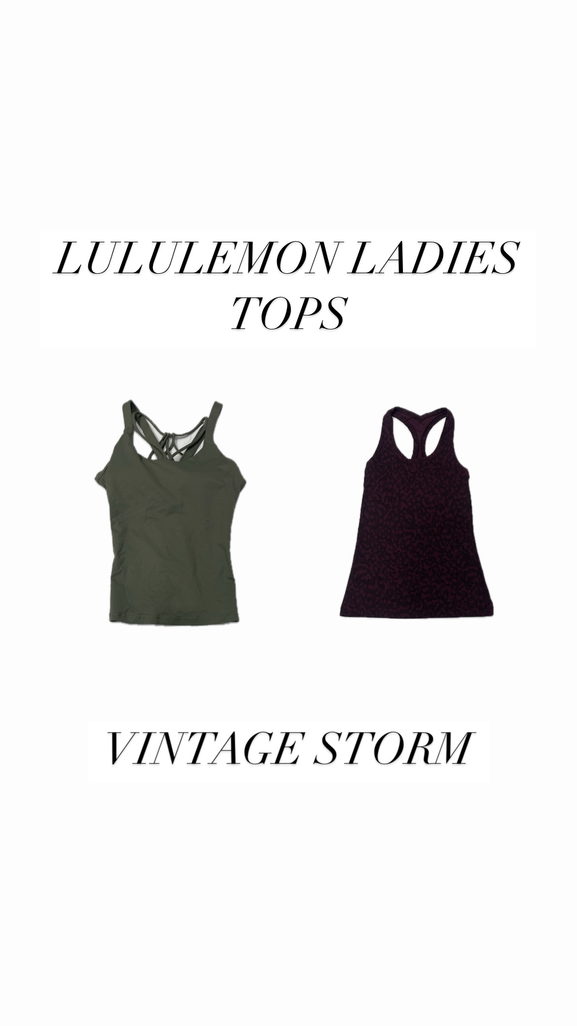 Lululemon Ladies Tops