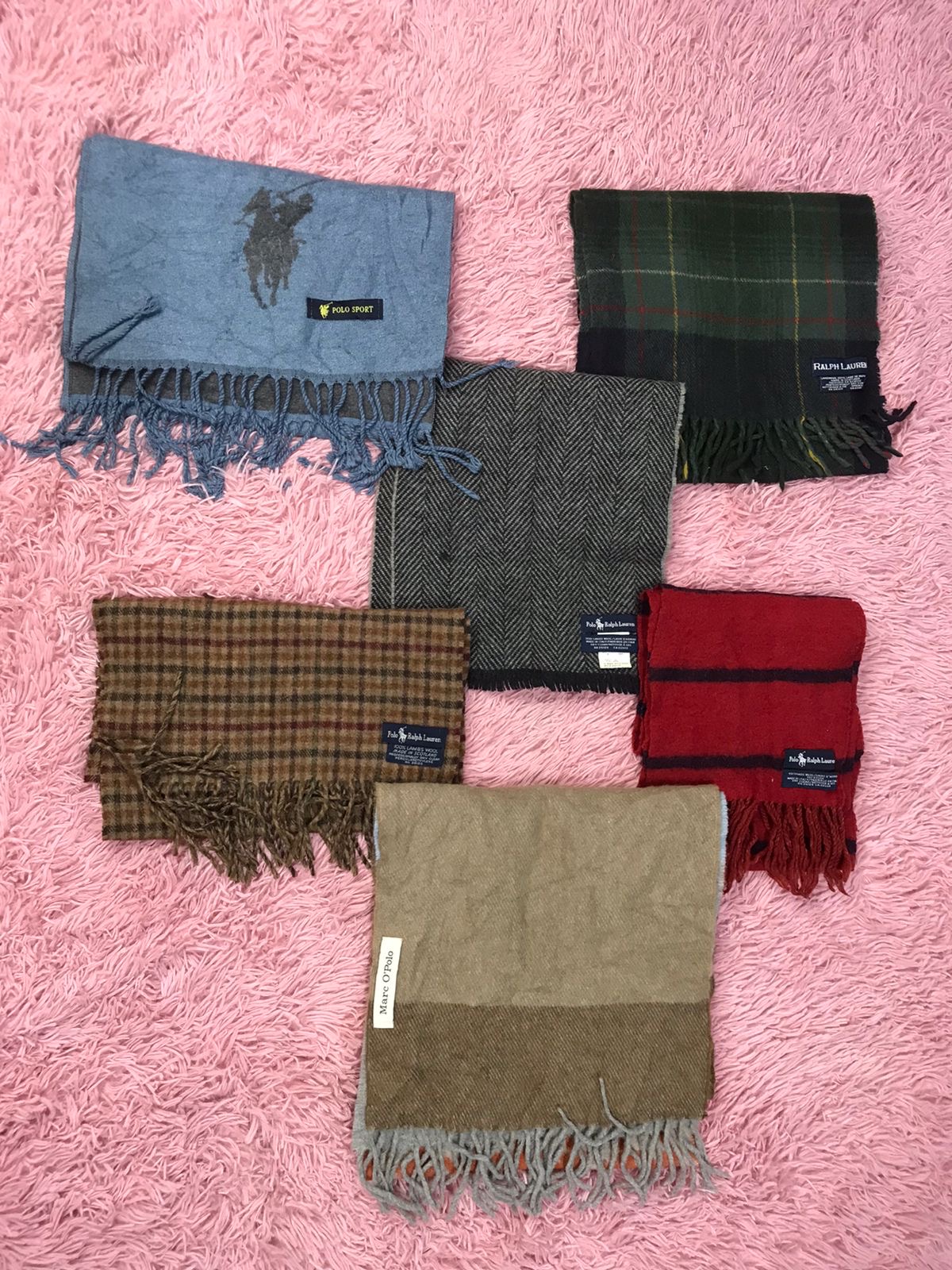 Polo Ralph Lauren Scarfs 10 Pcs