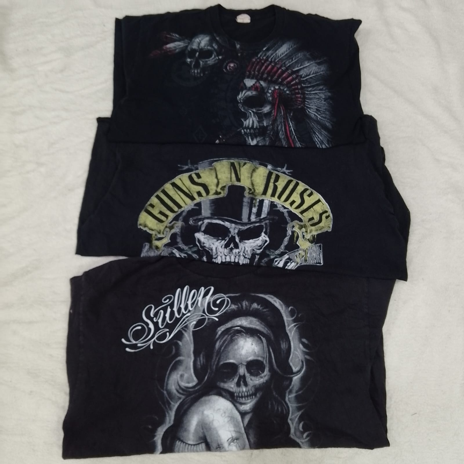 CR3412 Skull T-shirts - 25 Pcs