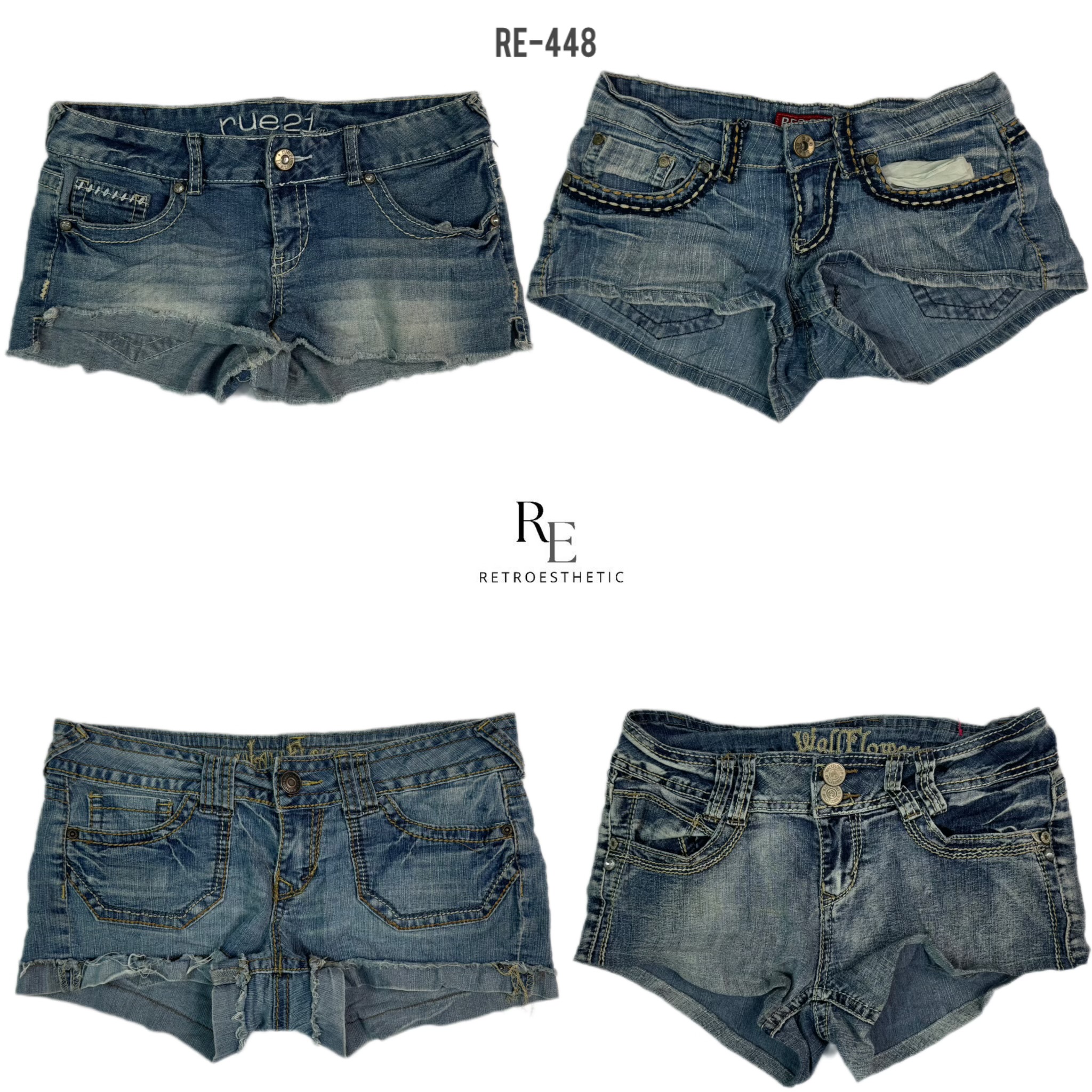 Y2K Sexy Hot Denim Shorts (RE-448)