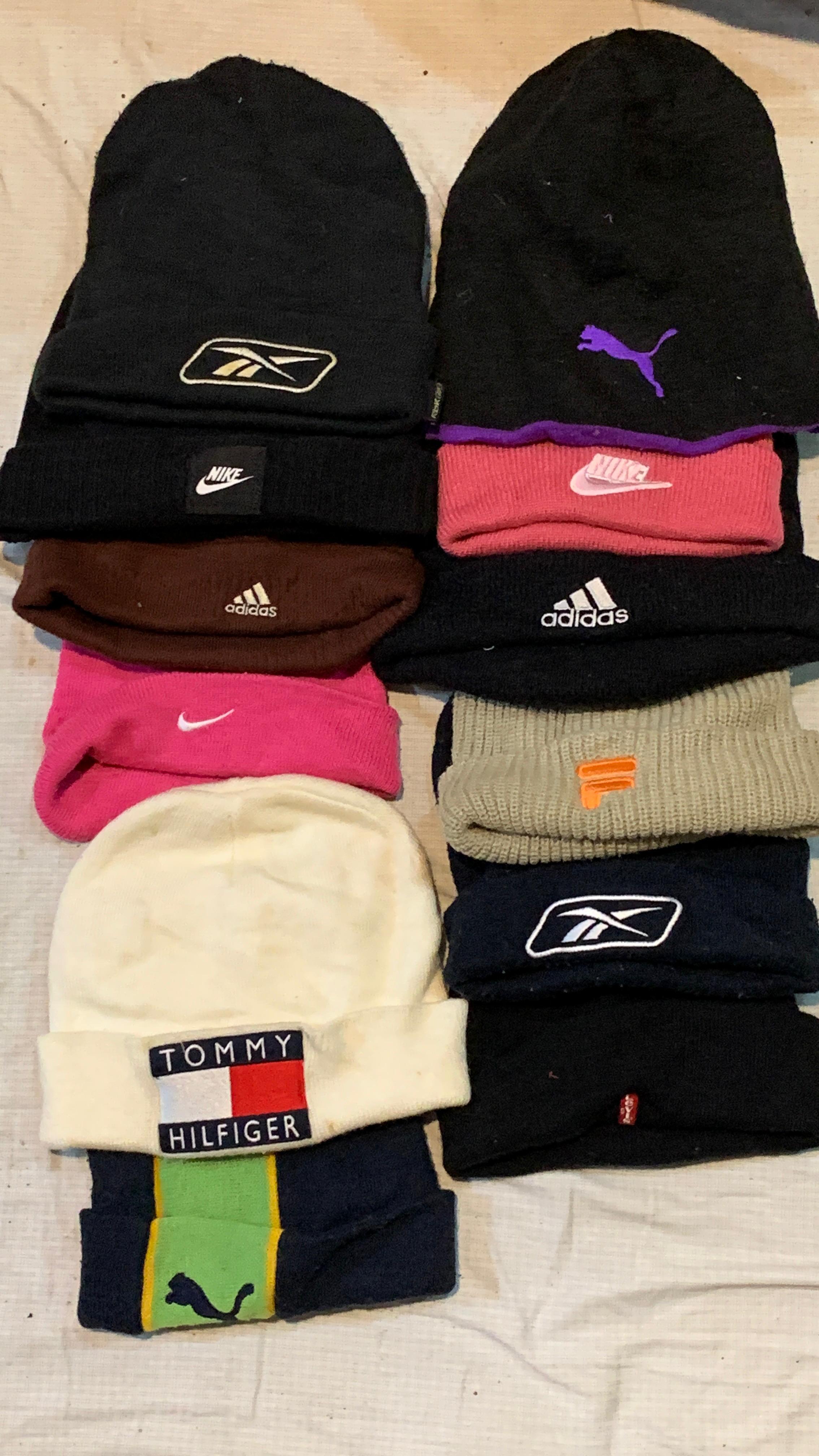 Mixed branded hats