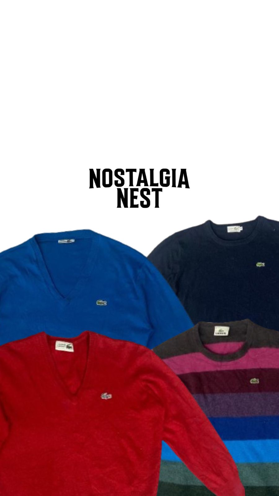 Lacoste sweaters 50 pcs