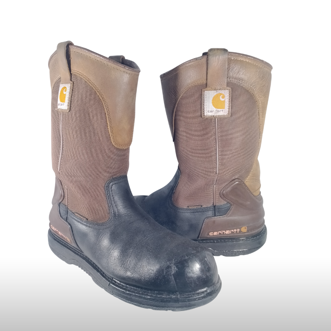 SA#112 Bottes Vintage - Carhartt, Palladium, Georgia Boot & Plus - Collection de 8 Paires