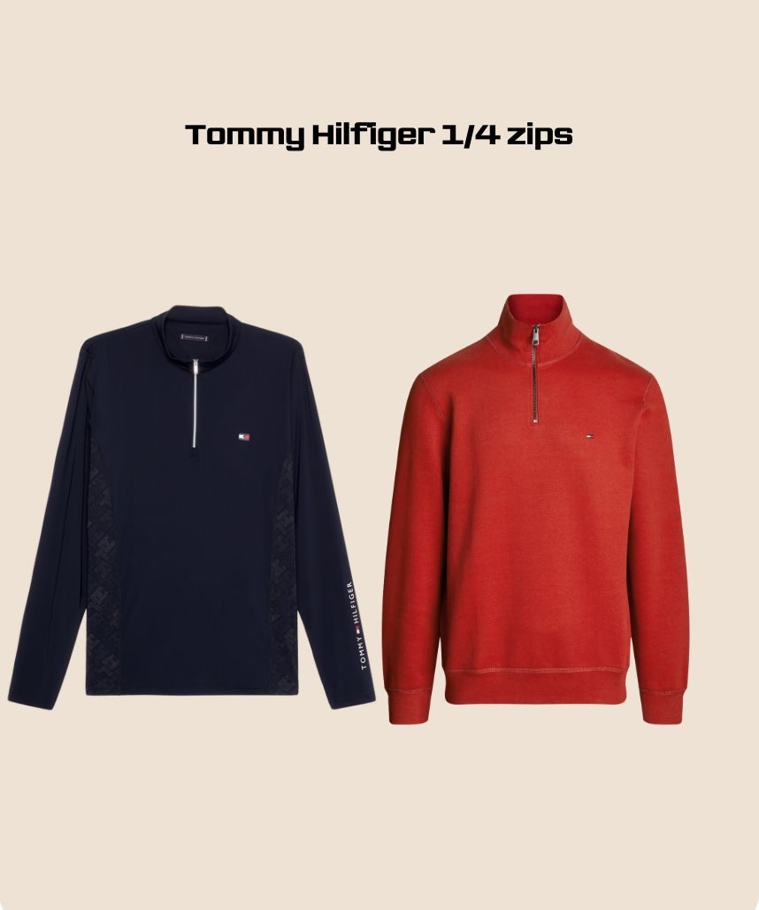 Tommy Hilfiger 1/4 zípers 50 pcs