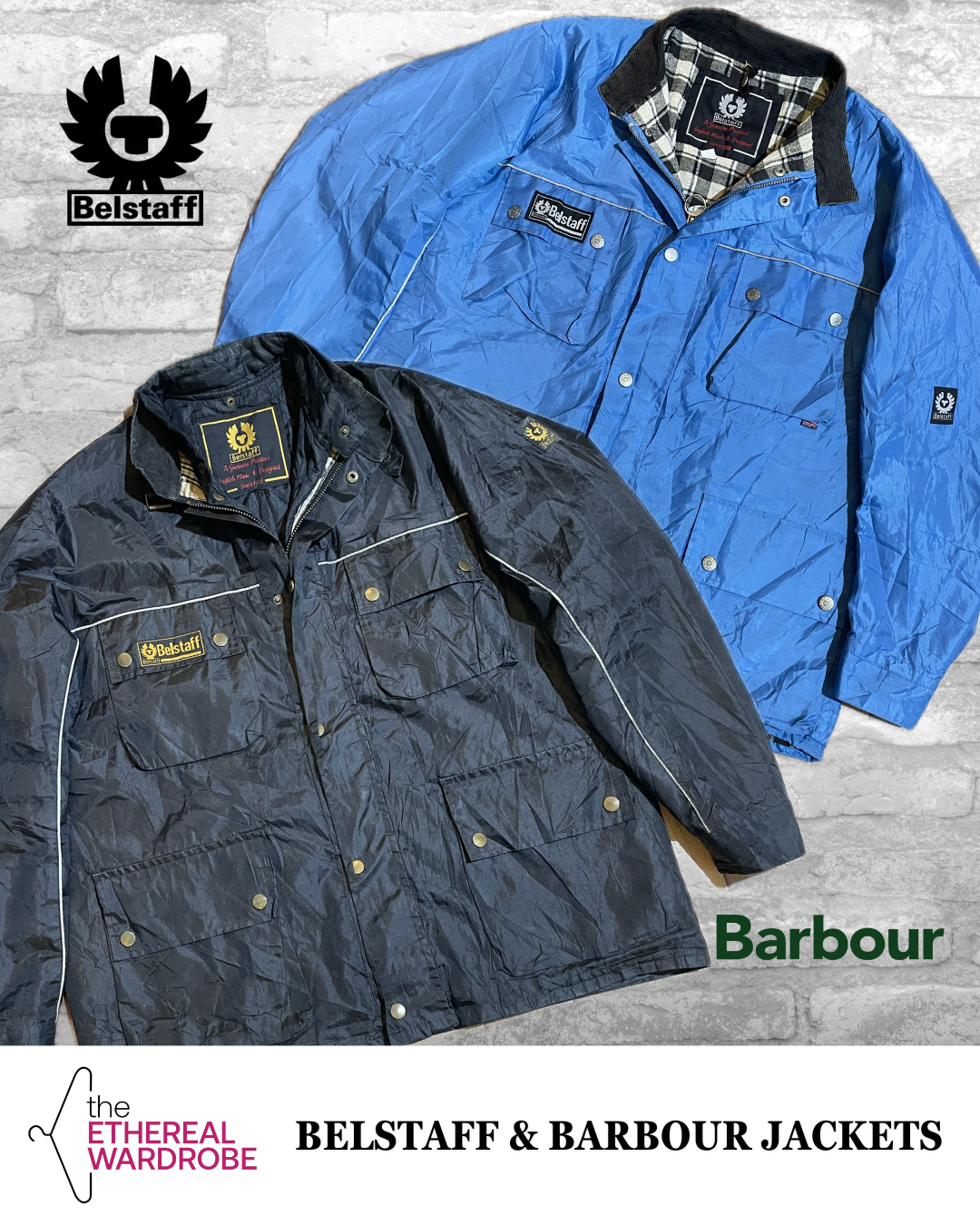 Vestes Barbour & Belstaff 11 pièces