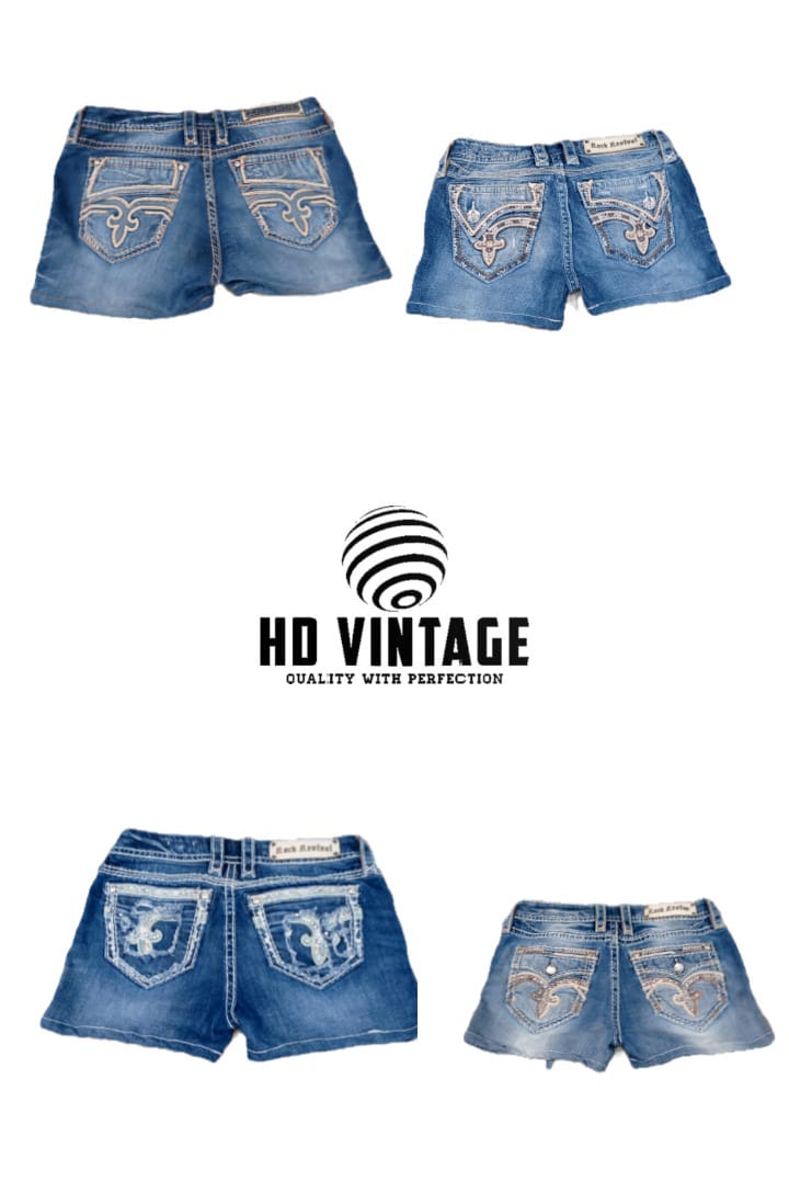 Shorts sexy HD653 Ladies Y2K Rock Revival - 15 pcs