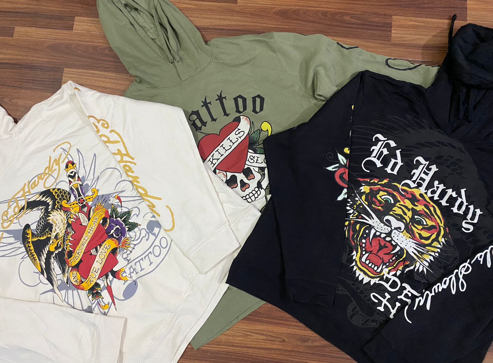 Pulls à capuche pour hommes Ed Hardy