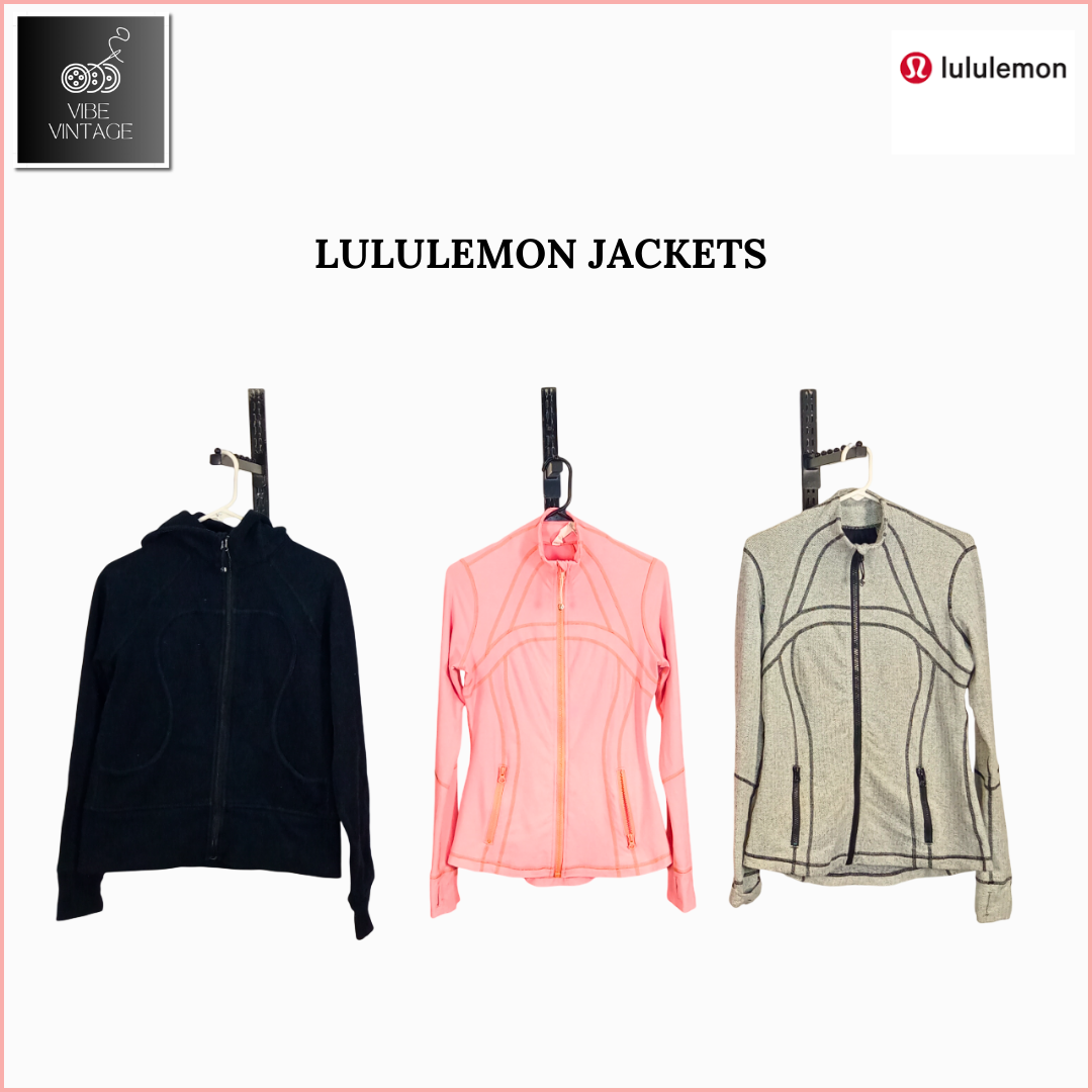 VESTES LULULEMON - 10 PIECES