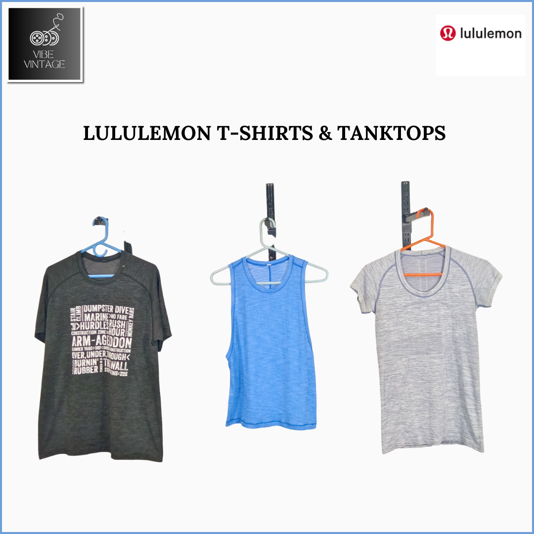 LULULEMON T-SHIRTS & TANKTOPS - 26 STÜCK