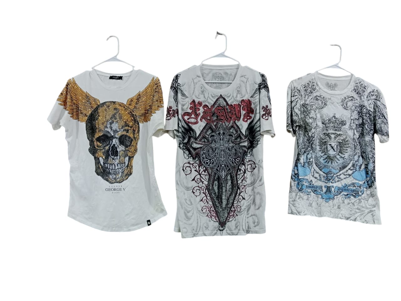 Vintage affliction style t-shirts - 25 Pcs - jan22/25