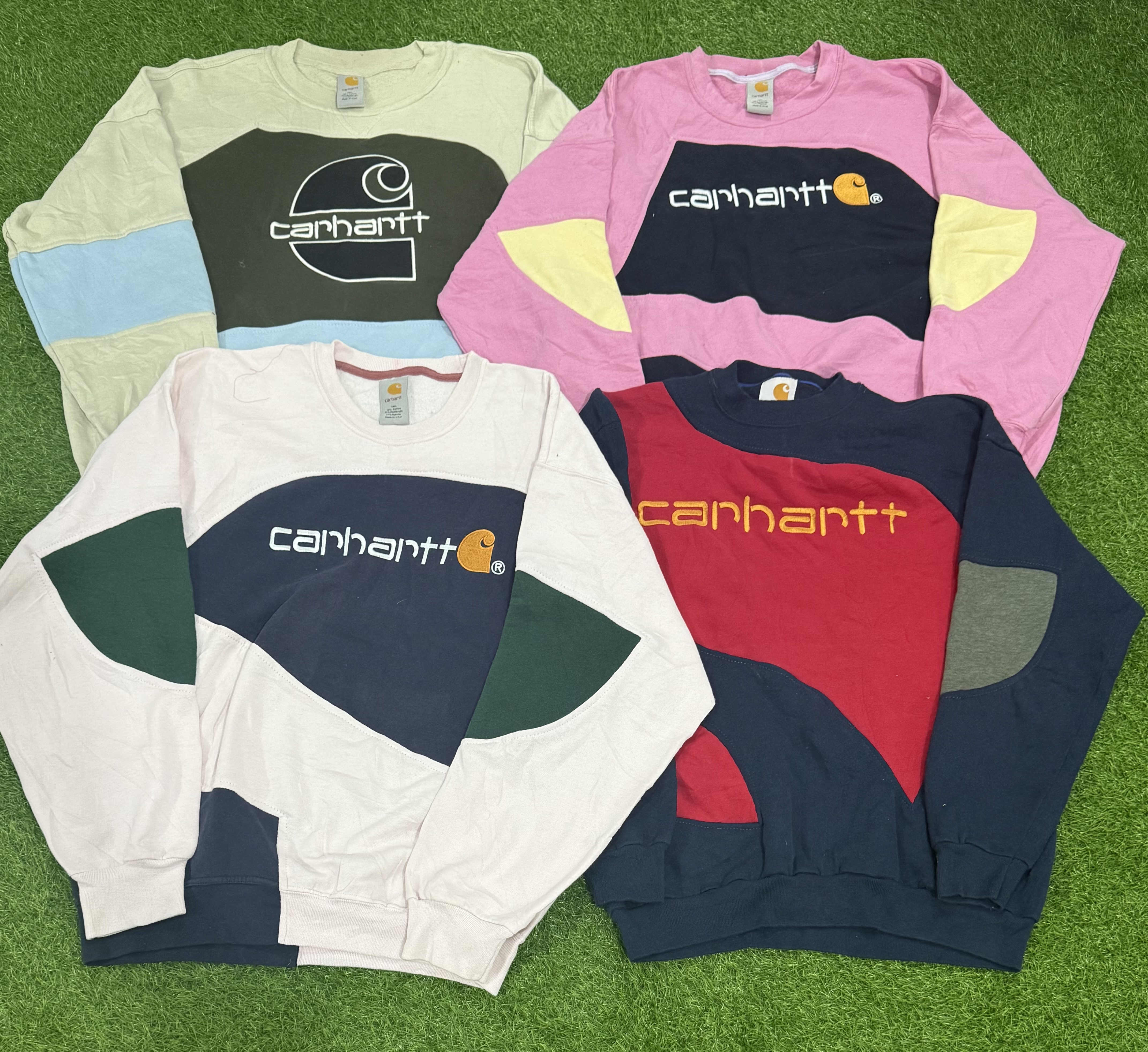 Swetshirt de gola redonda Carhartt estilo retrabalho