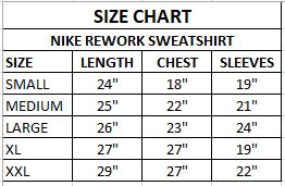 HD656 Reworked Nike Sweatshirts - 30 pcs