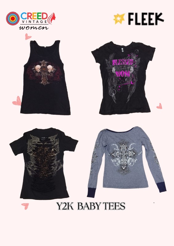 CR3442 Y2K Baby T-Shirts - 25 Stück