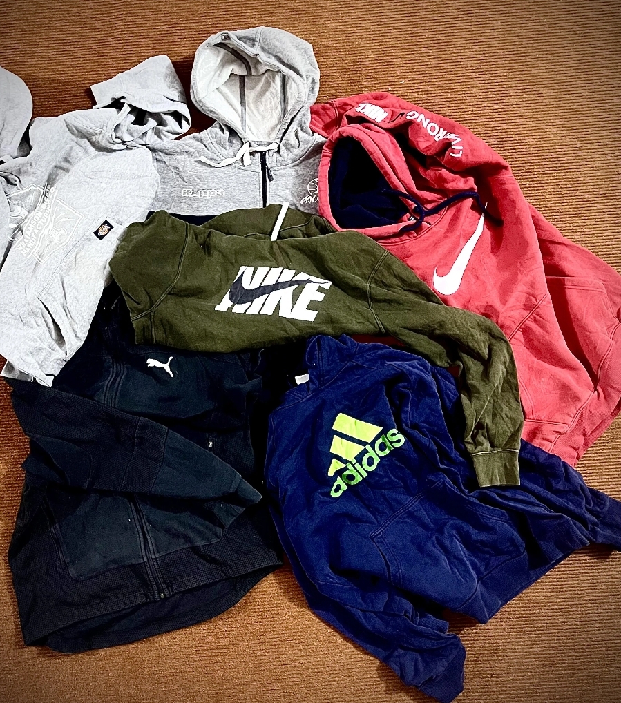 Sweatshirts Nike Adidas Kappa 30 pcs