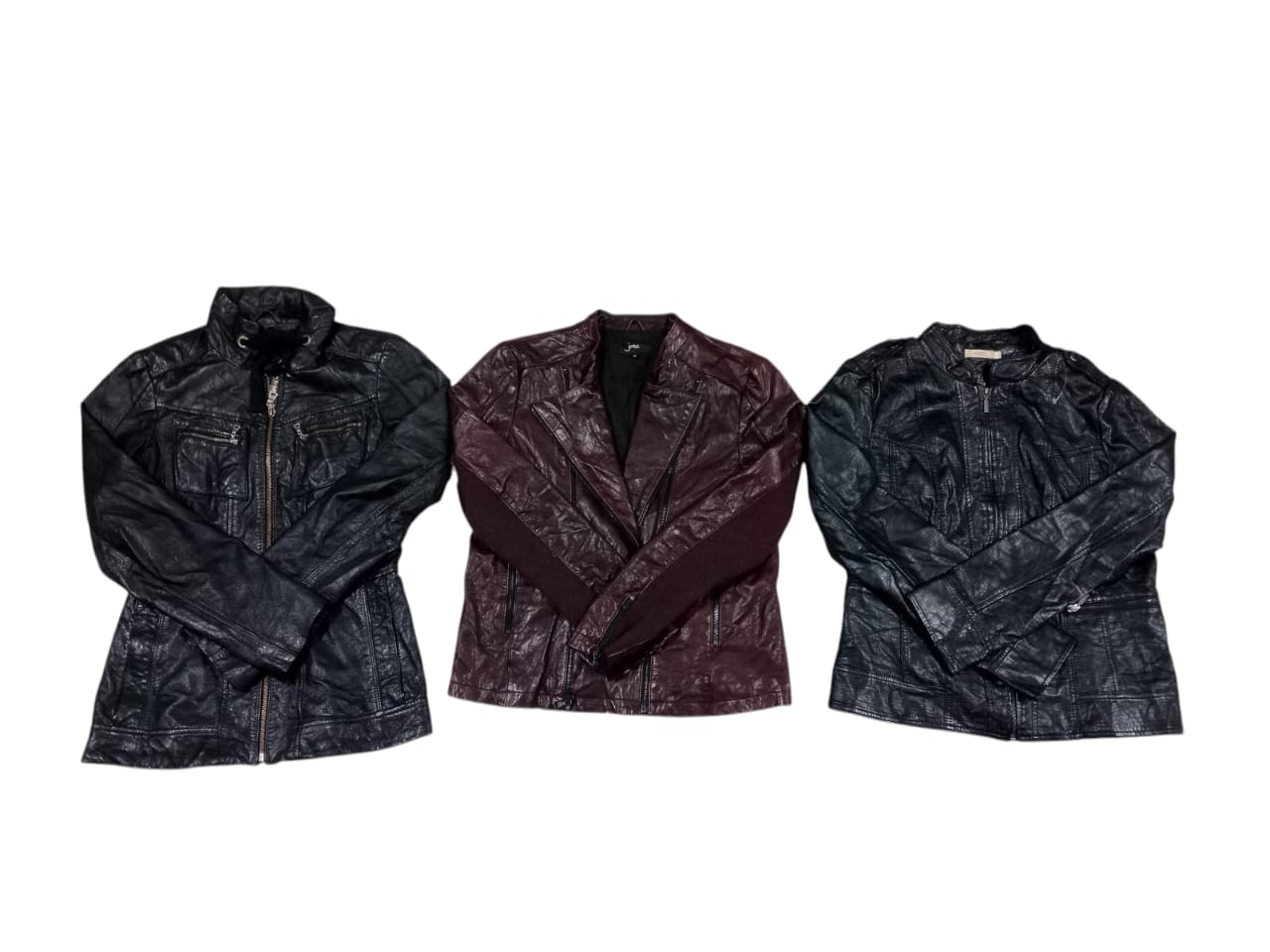 90s Leather structure jacket mix - 11 pcs - jan27/25