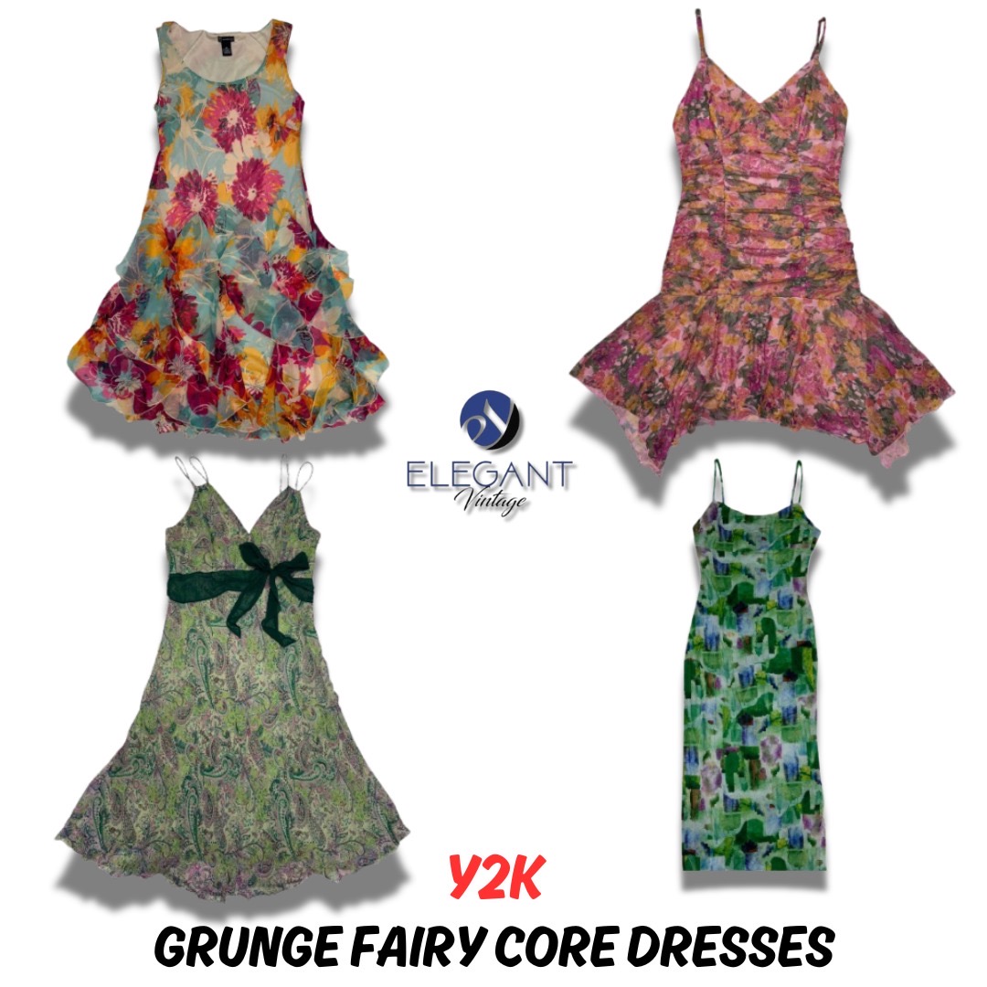 Y2K Grunge Fairy Core Dresses - 09 pieces - EV0060