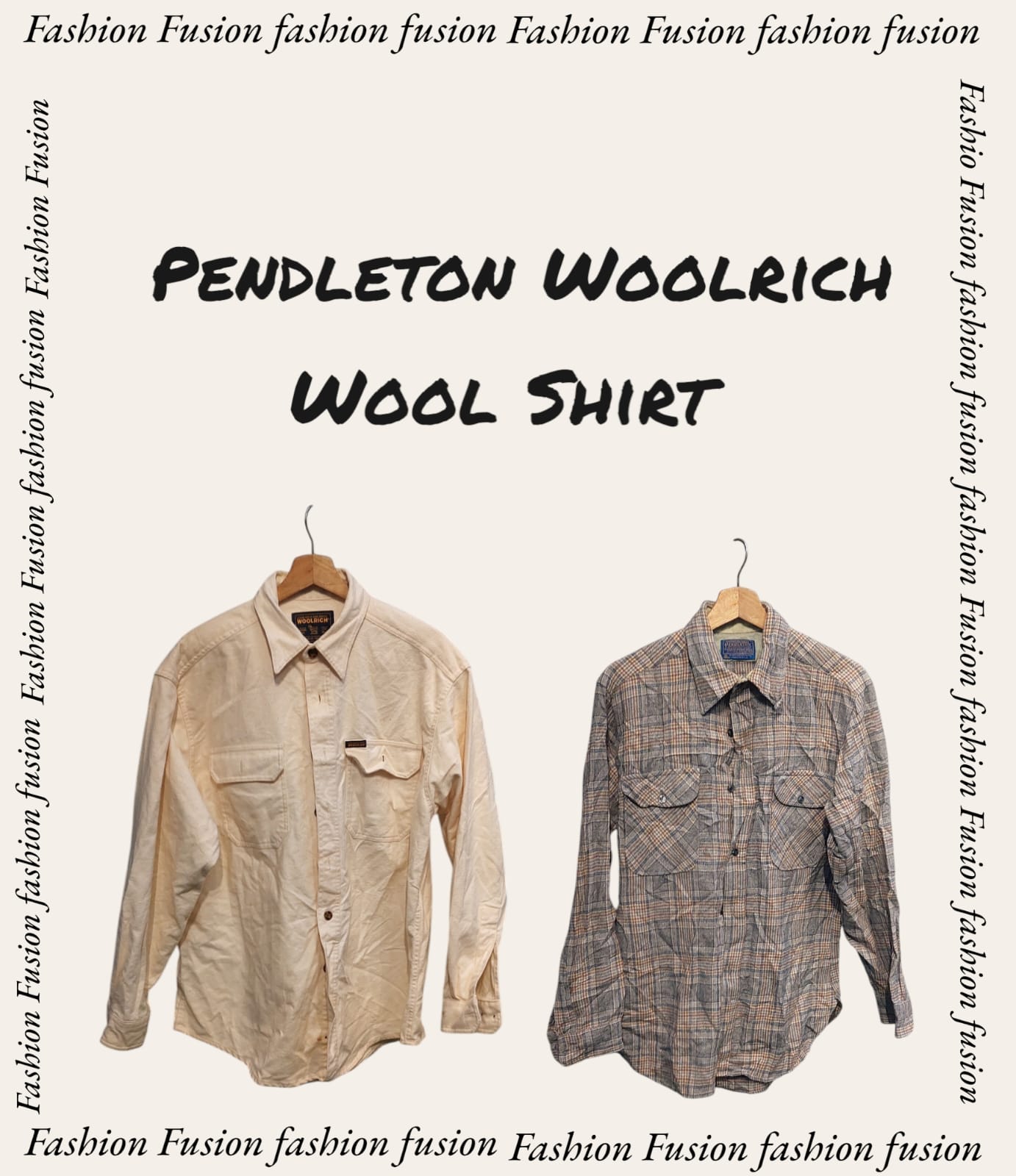 Pendleton and woolrich wool shirt (FF-466)