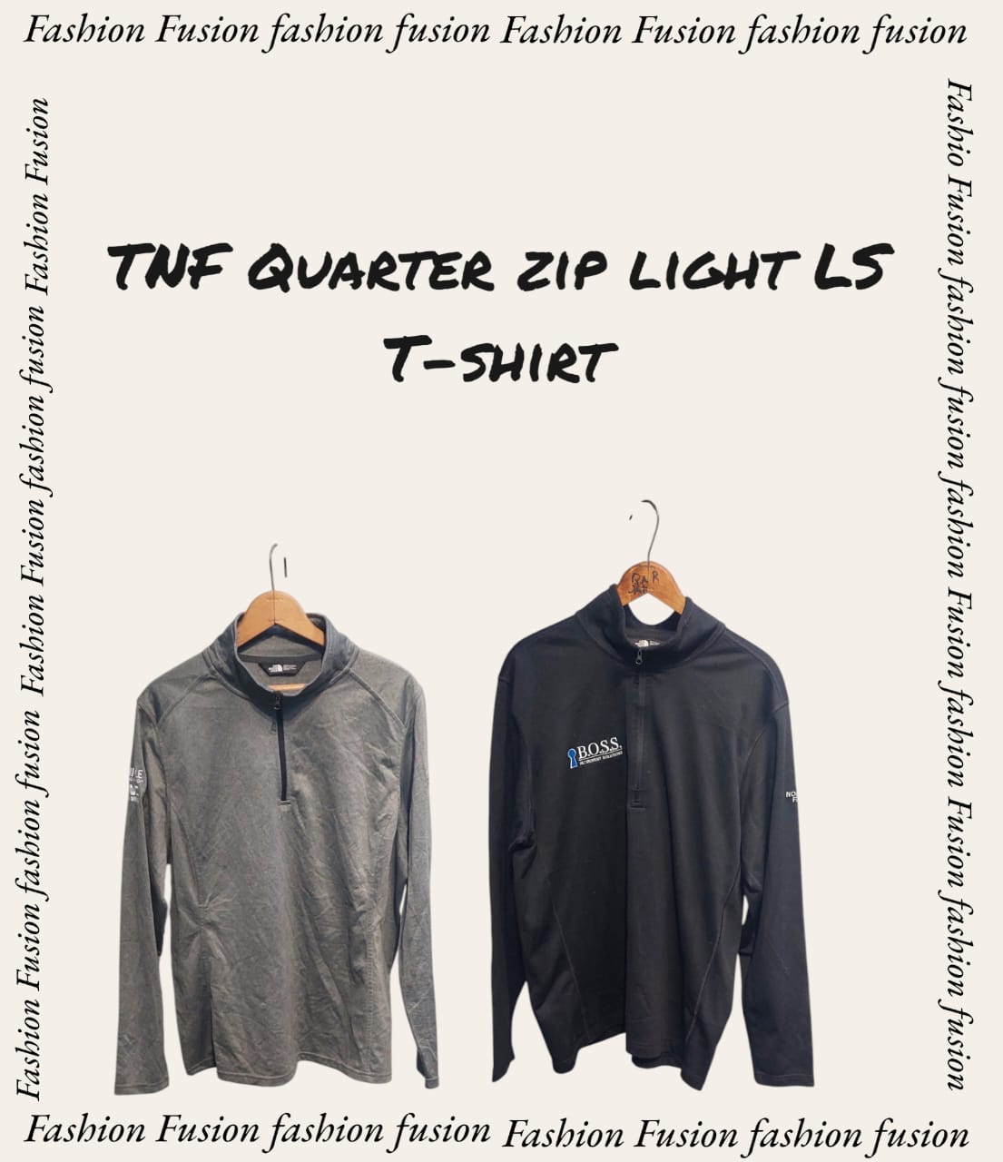 The north face Quarter zip Light LS jacket (FF-474)