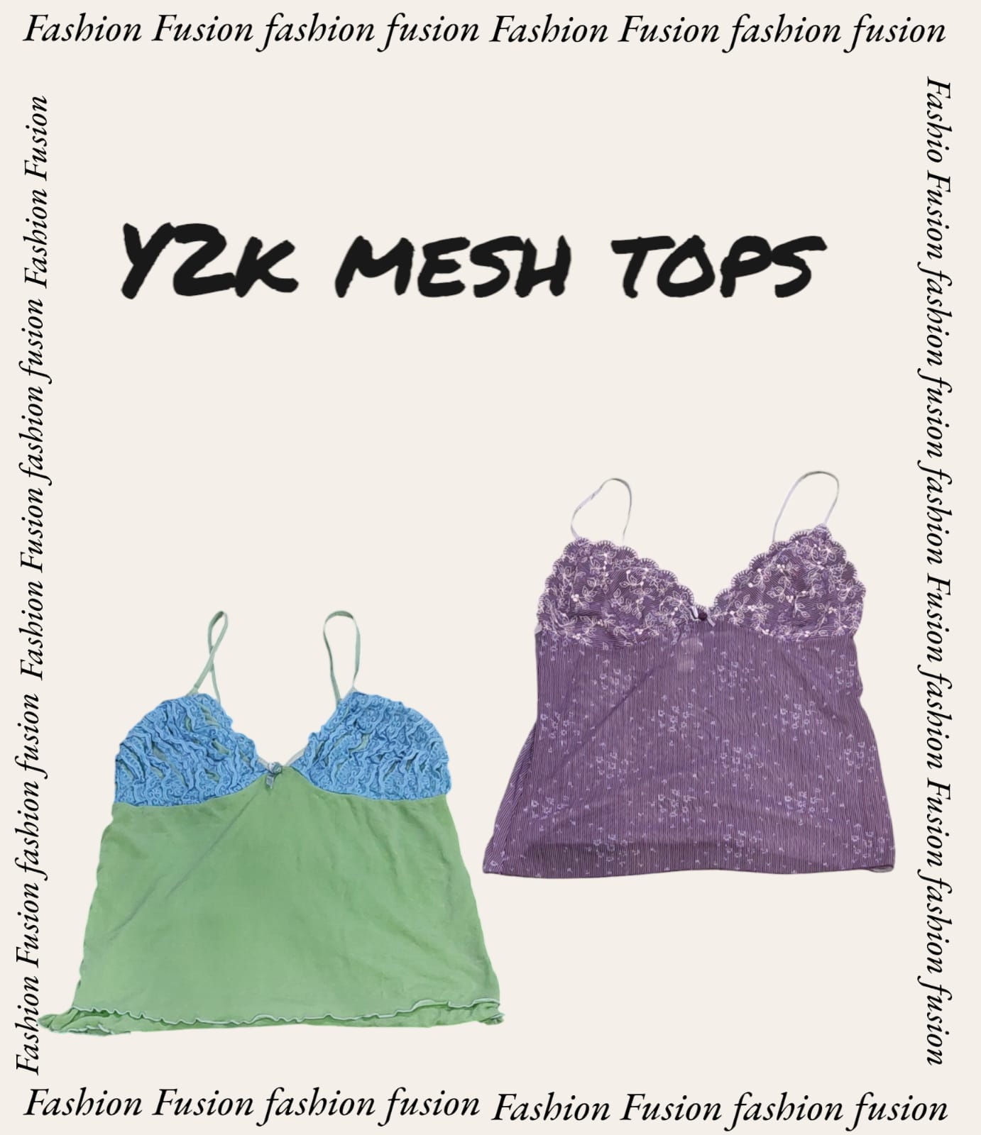 Y2k mesh tops (FF-480)