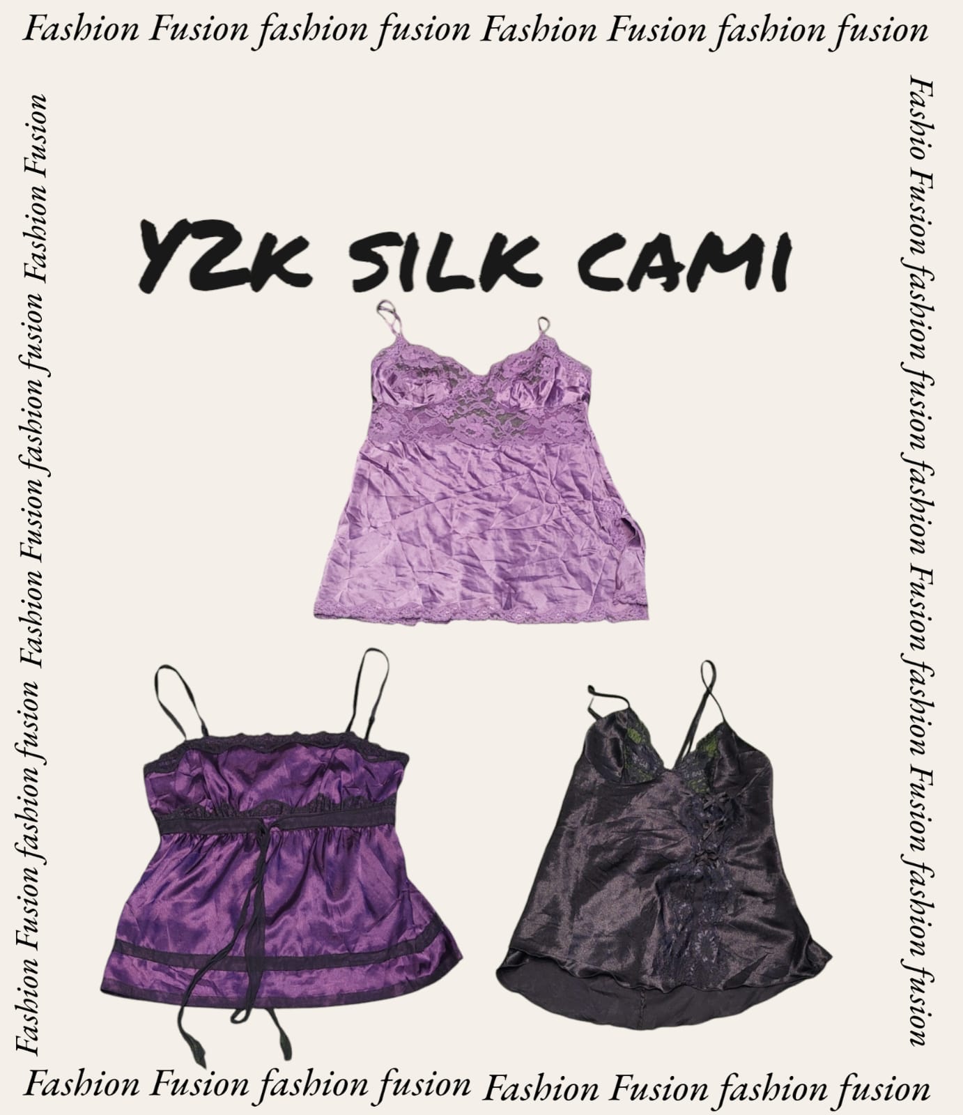 Y2k silk cami (FF-481)