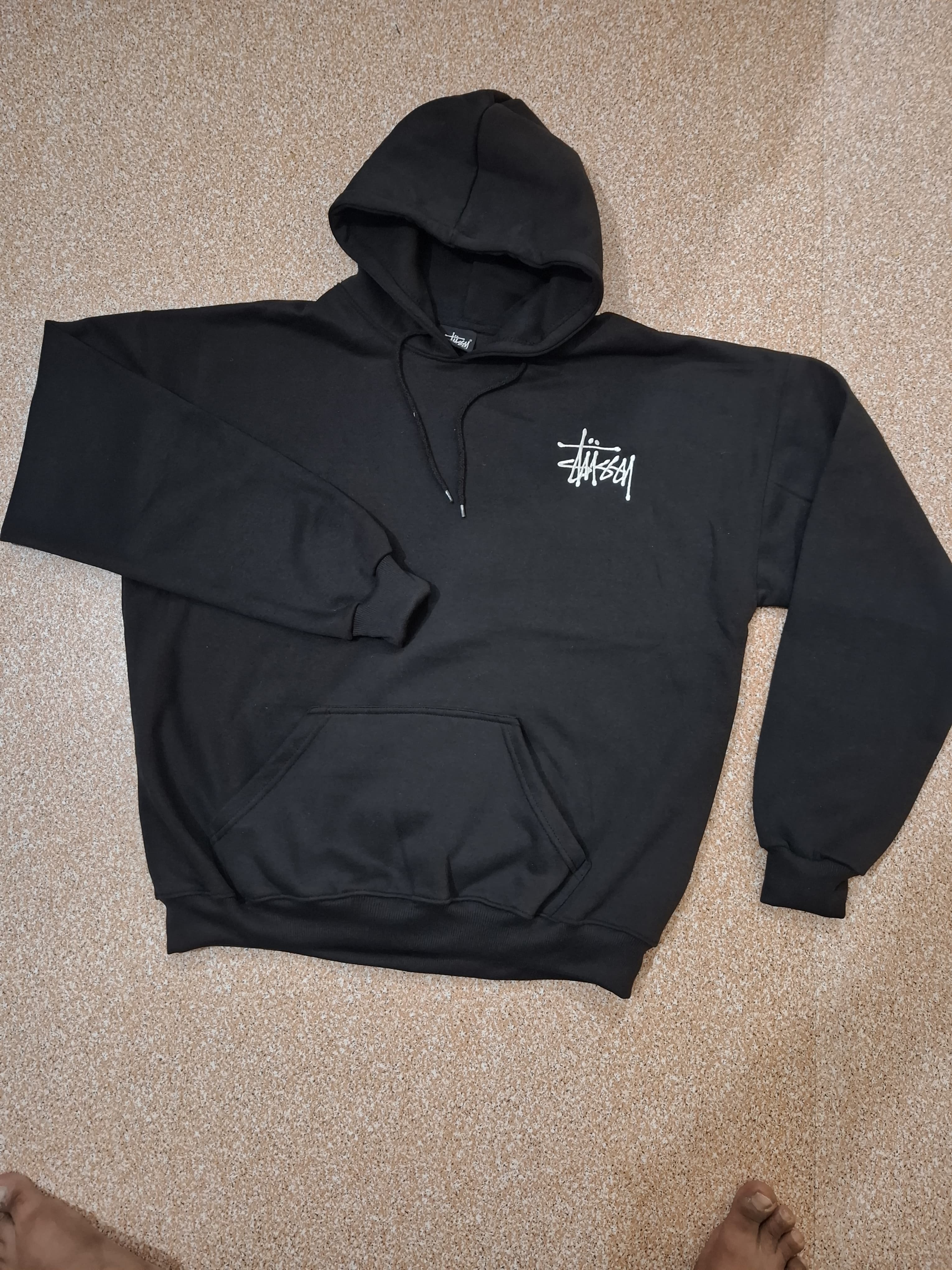 Stüssy Rework Style Pullover Hoodie.