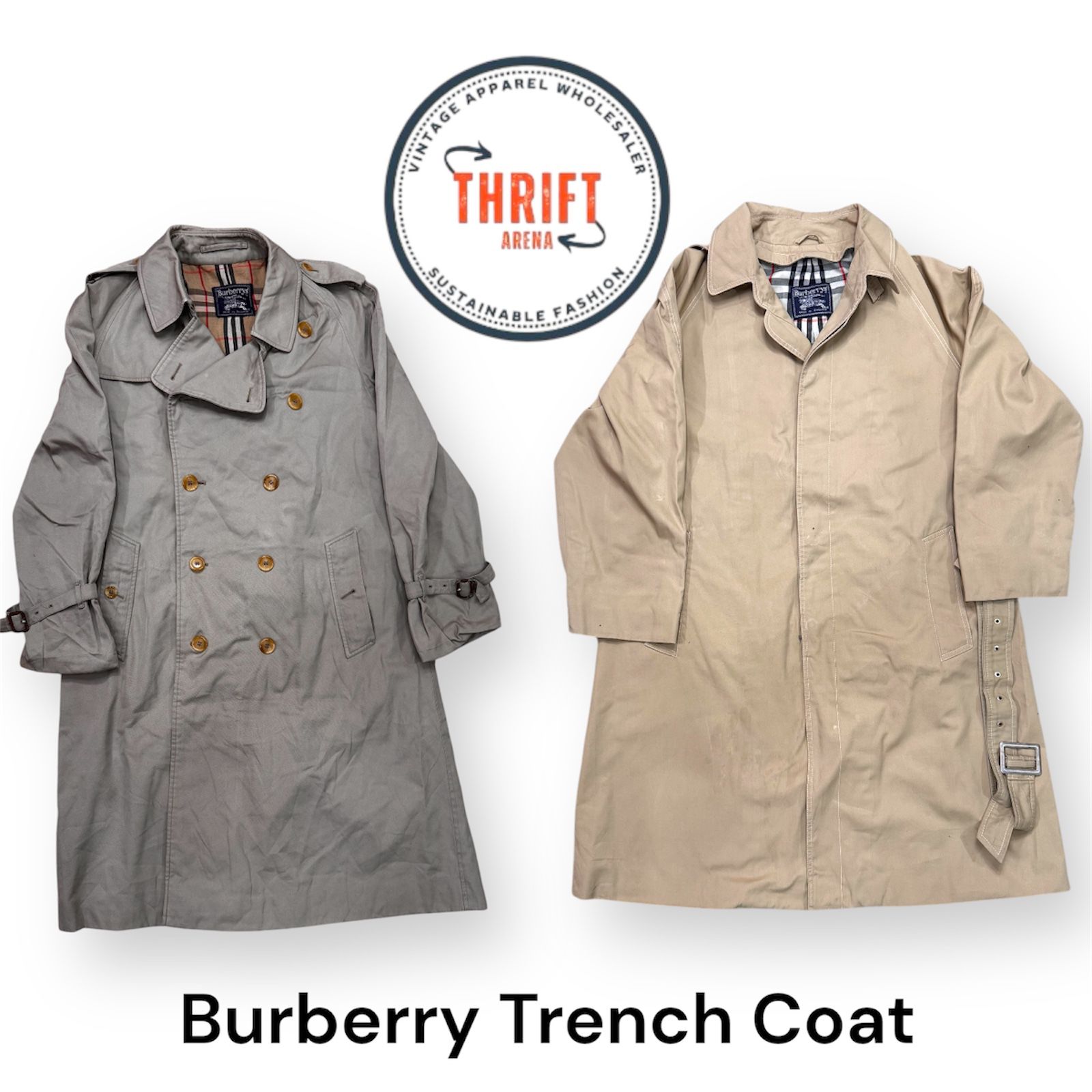 #VV744 Burberry Trench Coat 12PCs