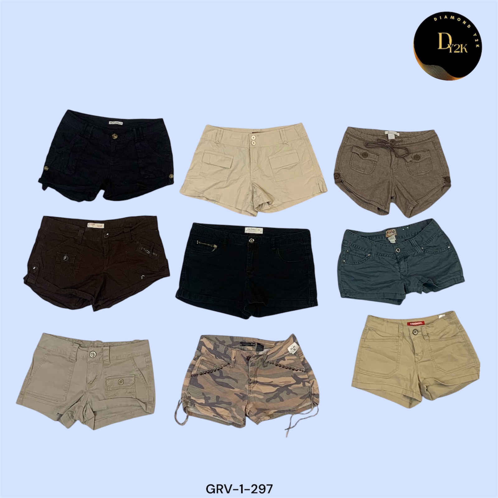 Y2K Soft Cotton Mini Shorts – Casual & Cute (GRV-1-297)