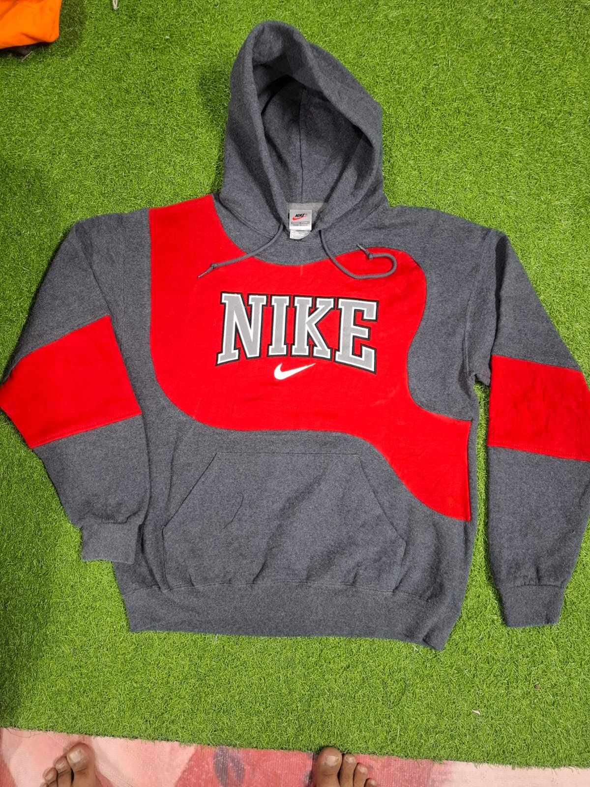 Rework style Nike sweathoodie