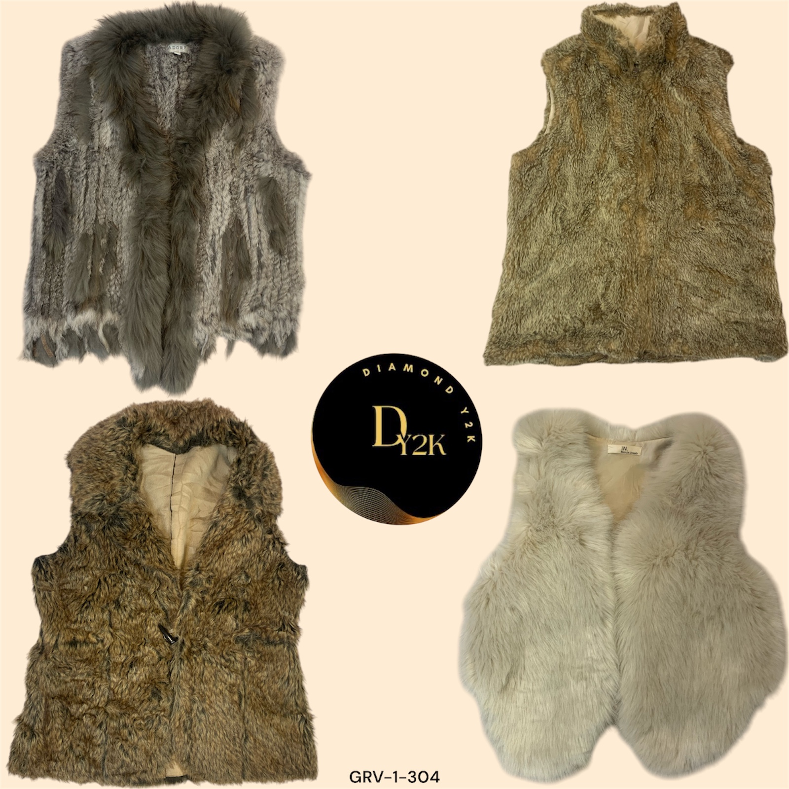 Y2K Luxe Gilet in Pelliccia Sintetica – Morbido, Confortevole e Glamour (GRV-1-304)