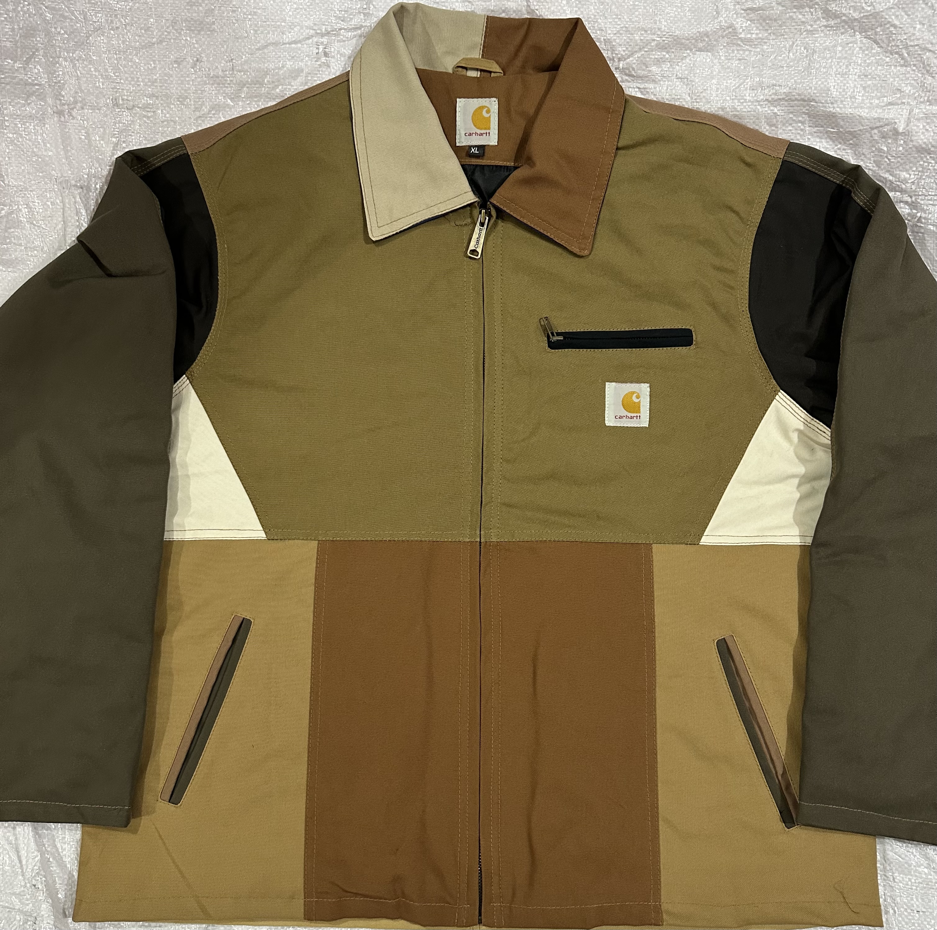 Jacket multi Detroit Carhartt in stile rework