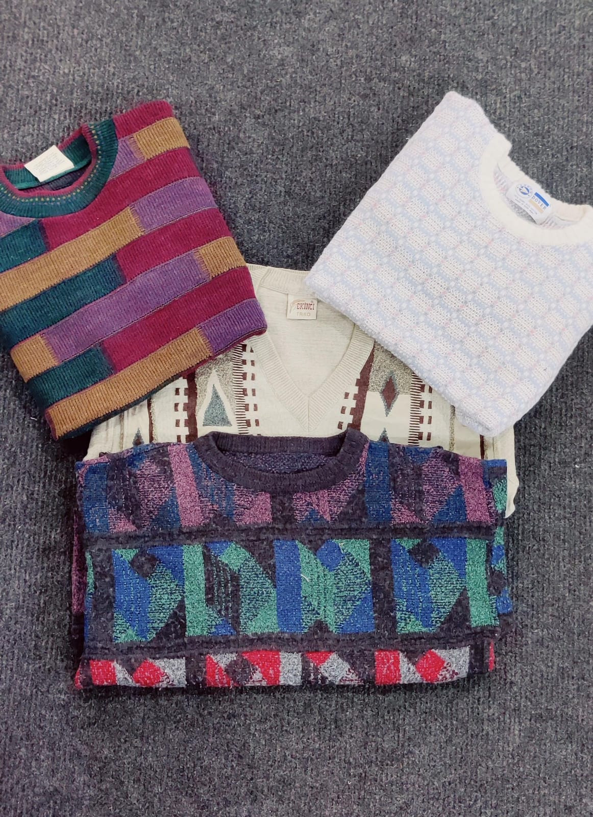 Colourful knitwear