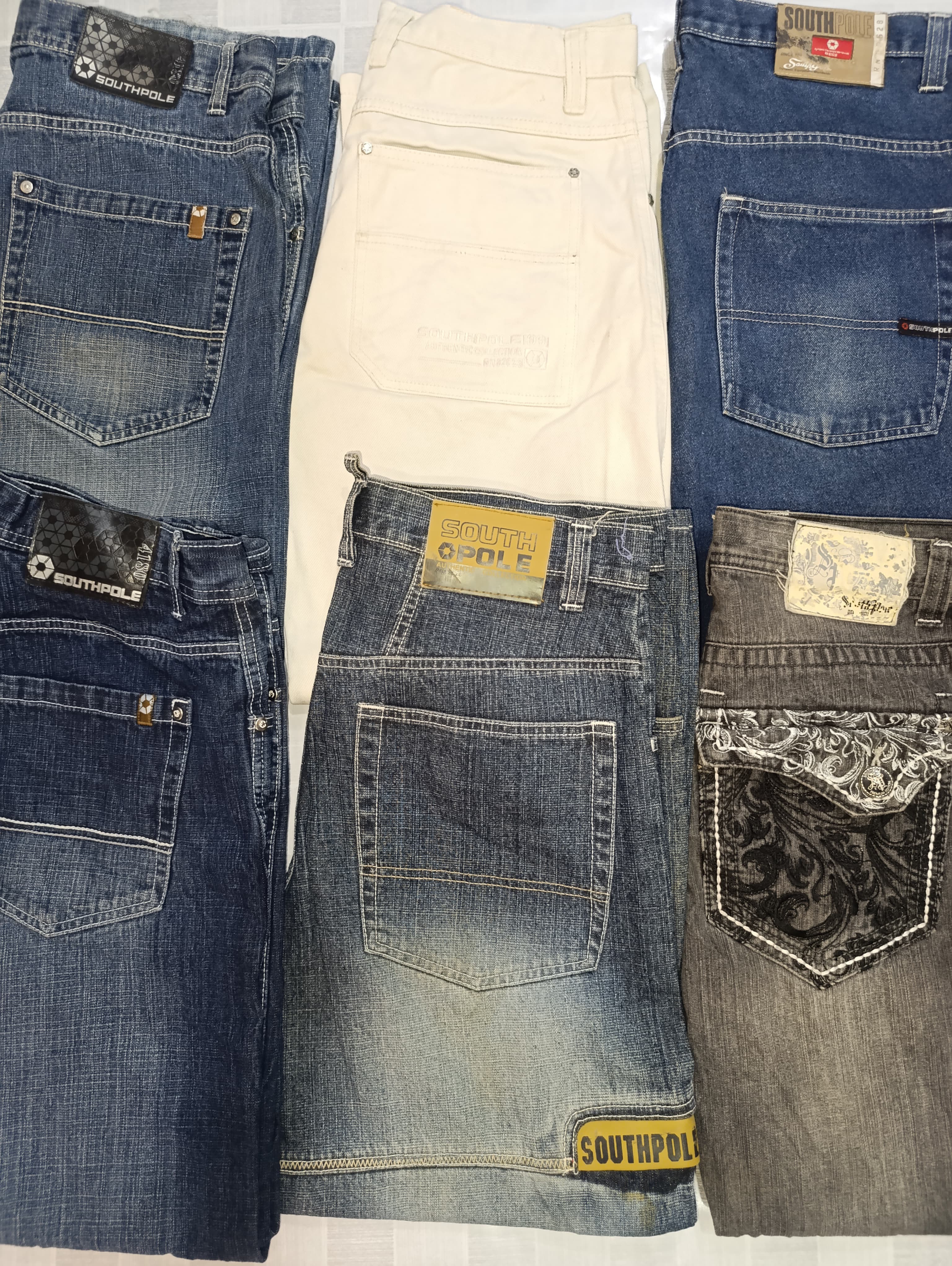 R28 Hommes South pole Jean baggy Hip Hop-9