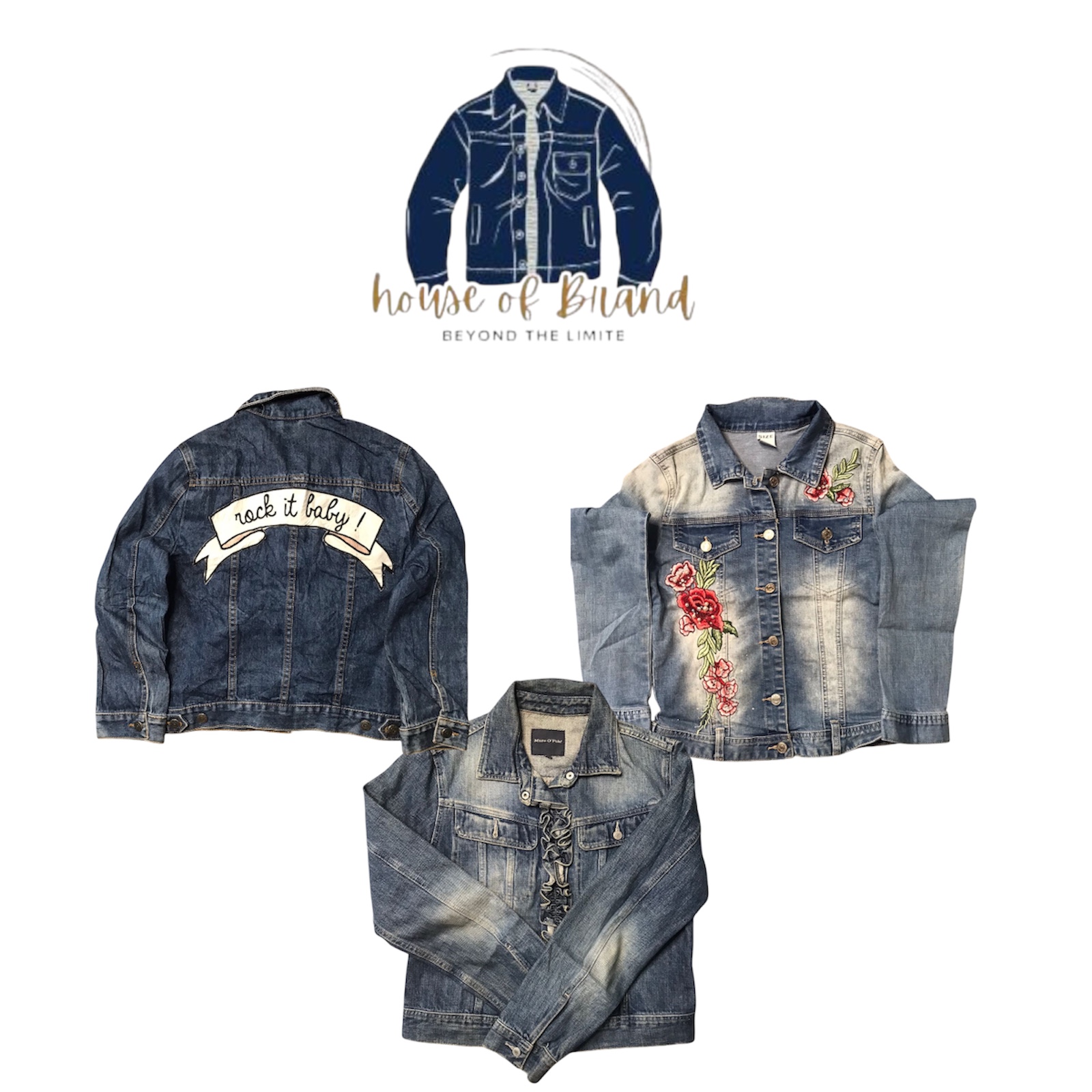 Y2k denim jackets