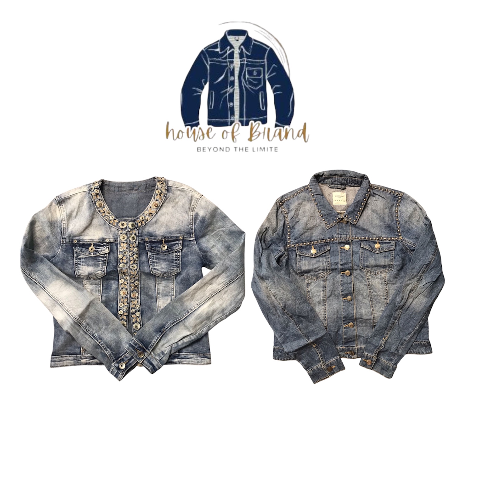 Y2k women denim jackets