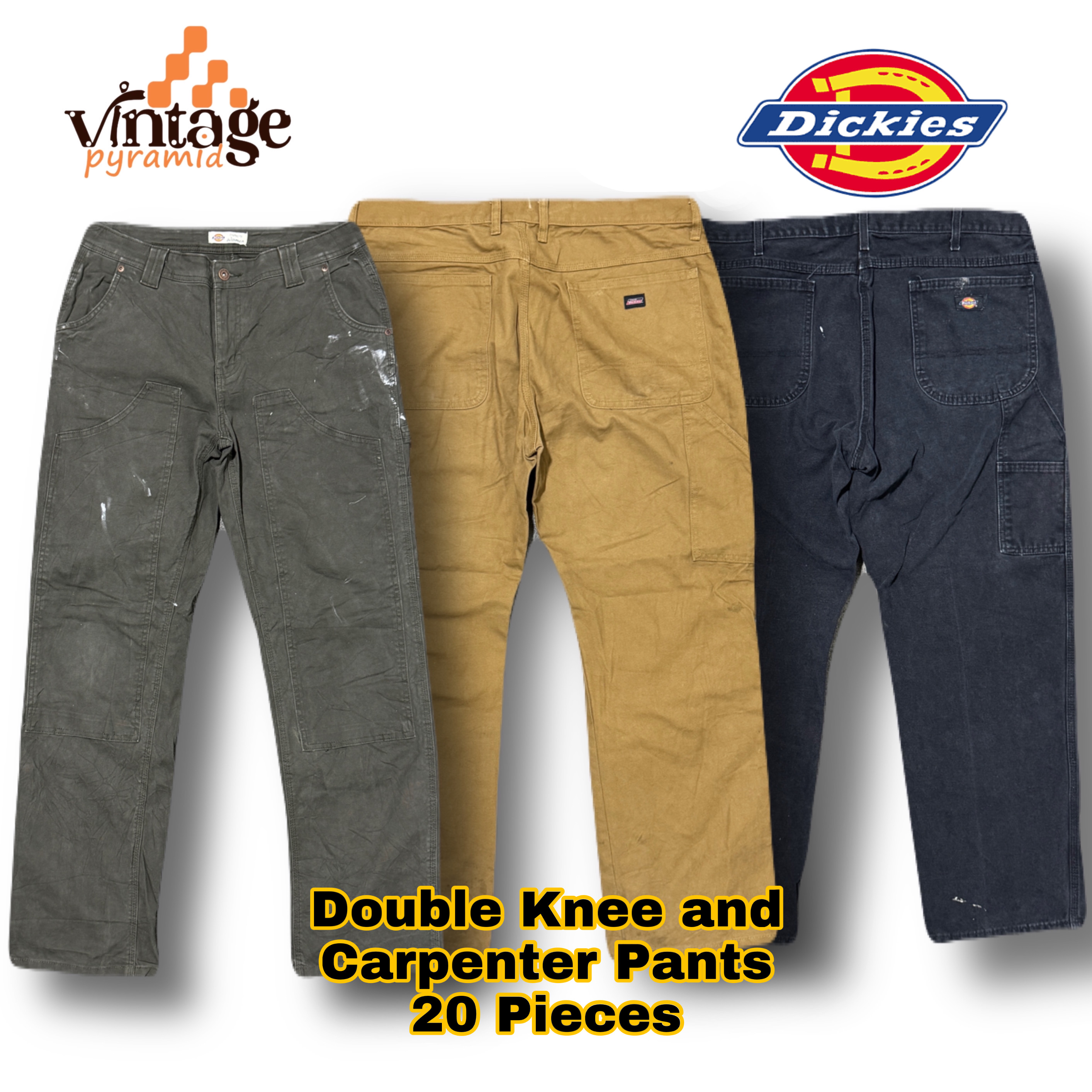 VP015 Pantalons à double genou et de menuisier Dickies