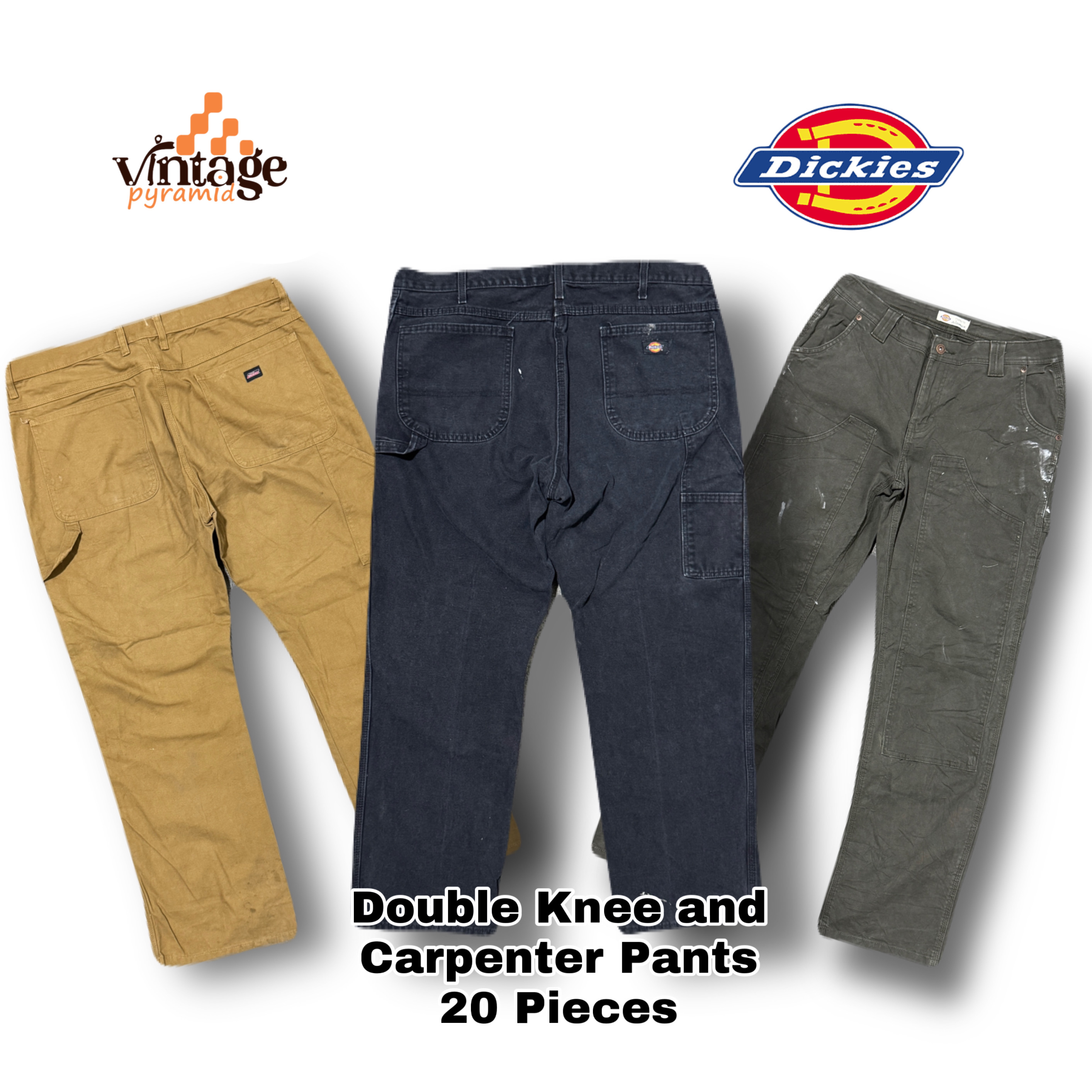 VP017 Dickies Pantalons à double genou et de menuisier