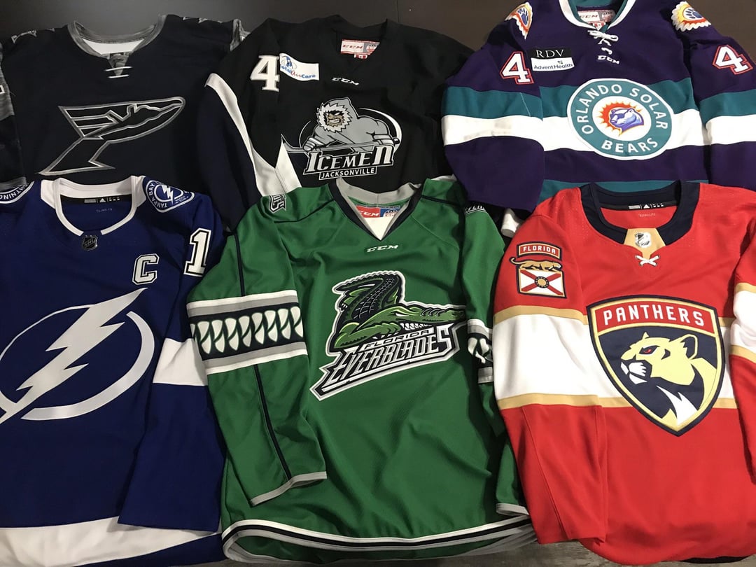 maillots de hockey 10 pcs