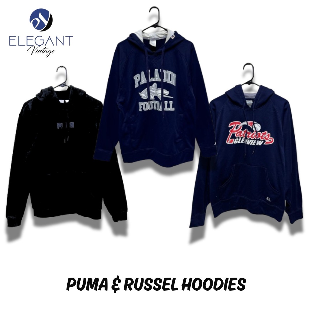 Puma & Russell Hoodies - 10 pieces