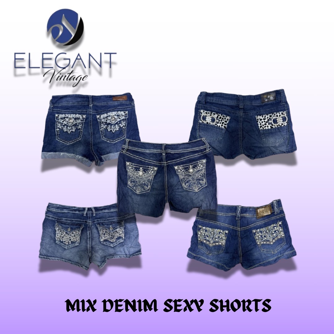 Mix Denim Sexy Shorts - 60 pieces