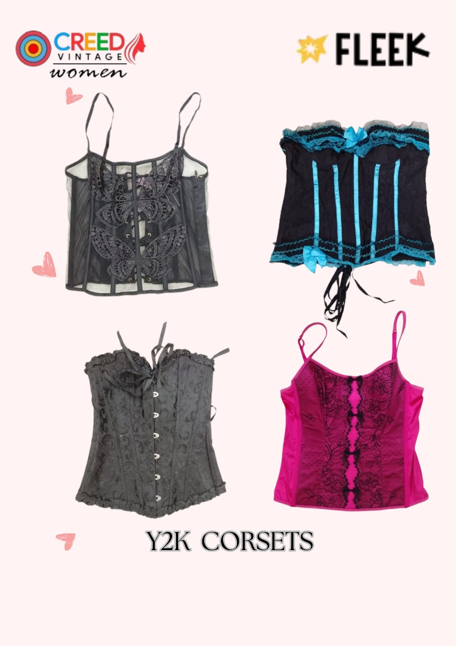 CR3489 Y2K Corsets - 8 Pcs