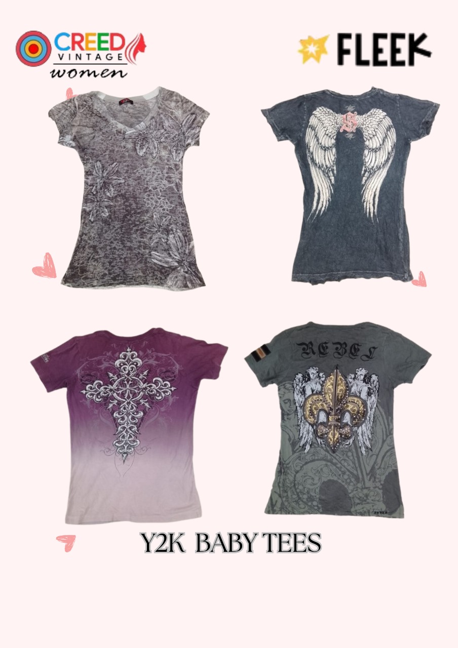 CR3491 Y2K Baby Tees - 20 Pcs