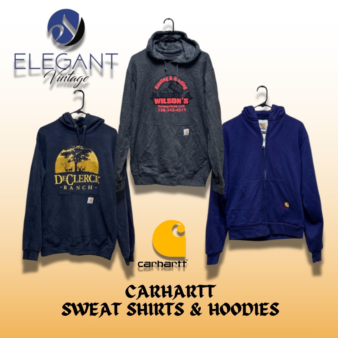 Carhartt Sweat Shirts & Hoodies - 19 pieces